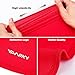 YANIKY Bandanas Do Rag Skull Caps for Men, Women Breathable Helmet Liner, Multifunctional 3 in 1 Face Covering Bandana Hat UV Sun Protection Neck Drape Cycling Hat Durags (Red)