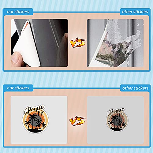Outer Ban_ks Vinyl Stickers 101 Pcs Party Supplies Vinyl Waterproof Sticker Aesthetic Stickers Mobile Phone Stickers for Phone Case Laptop Water Decoration(Outer Ban_ks Tv) - Thumbnail 6