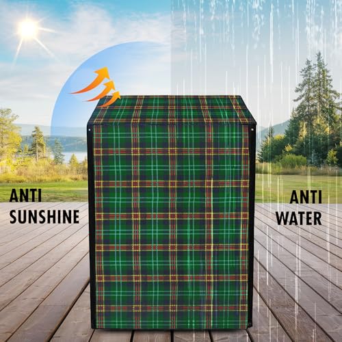Image of Lithara Front Load Fully Automatic Washing Machine Cover for LG, Samsung, IFB, Whirlpool, Suitable for 8 kg,9 kg & 10 kg - Waterproof, Dustproof Cover (Print-5)