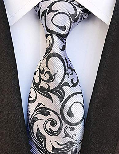 Adulove Men's Necktie Classic Silk Tie Woven Jacquard Neck Ties 6 PCS - Thumbnail 7