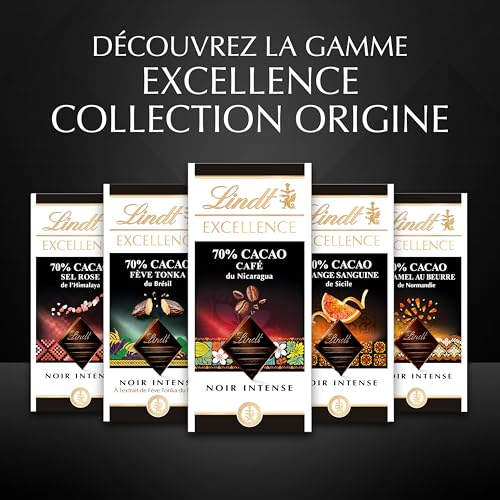 Lindt tablette café nicaragua 70% - vue 8