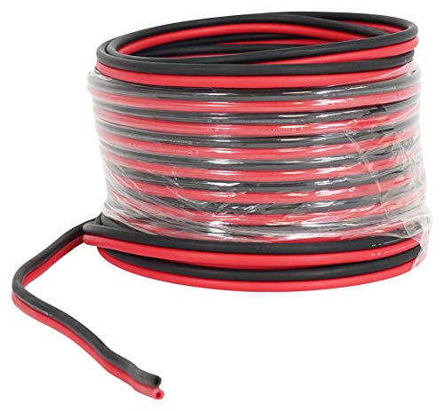 Rockville RED 14G25 14 Gauge 25 Foot 100% OFC Copper Speaker Wire, Tinned Marine-Grade Jacket, Flexible, Corrosion-Resistant, for Car, Marine, Home, and Outdoor Audio