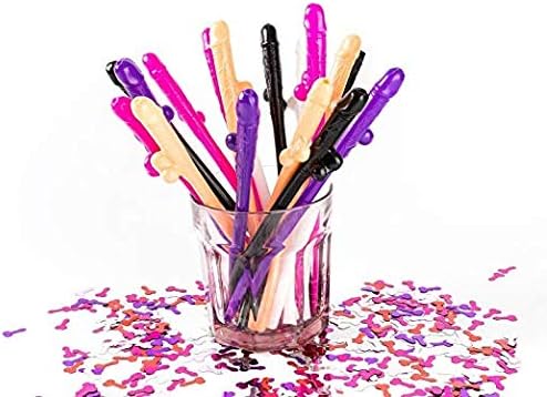 Bachelorette Drinking Straws - Perfect Accessories for Bachelor Party and Bride Shower - Hen Party Decorations