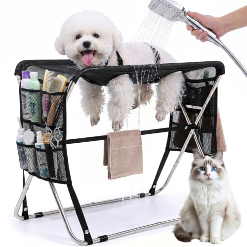 Dog Grooming Hammock for Senior Cats & Dogs, Joint Support for Aging Pets,…