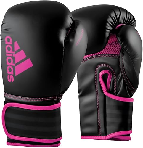 Miniatura 39 de Guantes de Boxeo Adidas Hybrid 80 - Guantes de boxeo para adultos para hombres y mujeres, guantes de bolsa pesada, guantes de kickboxing para