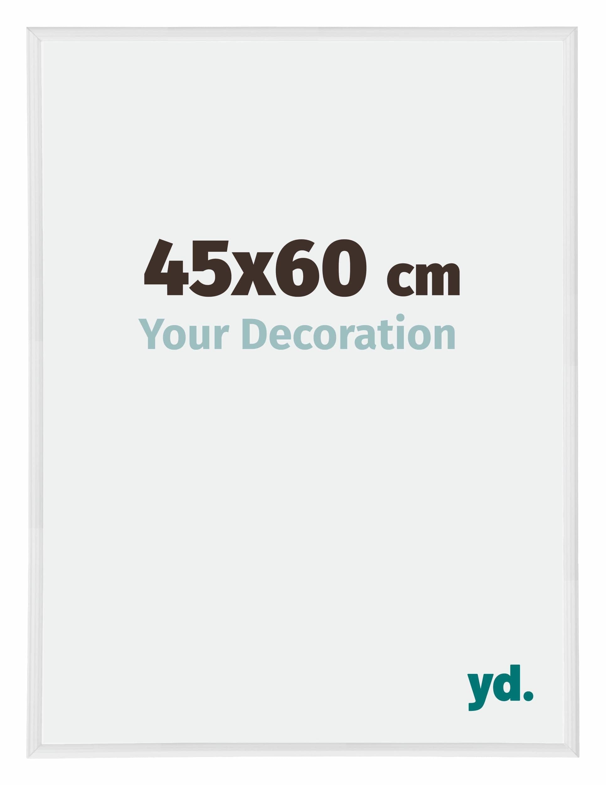Your Decoration - Puzzle frame 45x60 - White High Gloss - Puzzle frame 500-1000 Pieces - Plastic Photoframe - Annecy