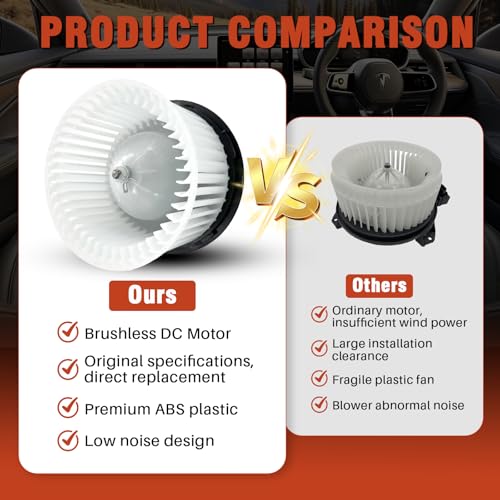 Image of AC Heater Blower Motor with Fan Fit for Nissan Versa 2007 2008 2009 2010 2011 2012,Replacement for OE# 700287, 27226EE91C