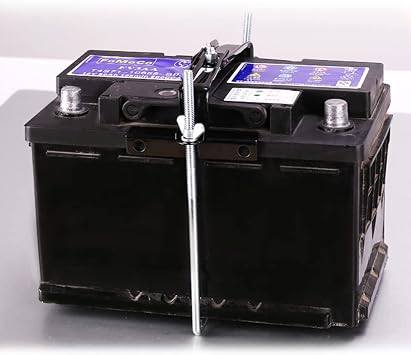 Ajustable Battery Hold Down with Stainless J bolt Kit,A Specialty Automotive Tools Car Battery Holder of Car SUV Truck RV Camper and Trailer (7.5inch/19cm bolts)