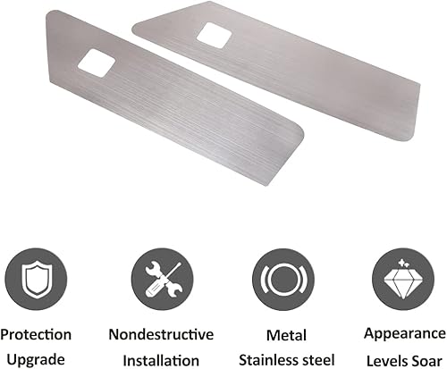 Miniatura 6 de Decoración de puerta interior de acero inoxidable Cubierta del panel para Lada NIVA Accesorios de decoración interior del coche
