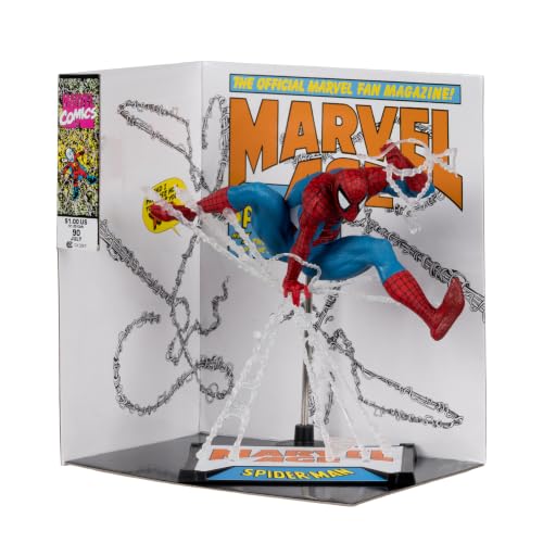 Image of McFarlane Toys Marvel Spider-Man (Marvel Age #90) 1:10th Scale Posed Statue