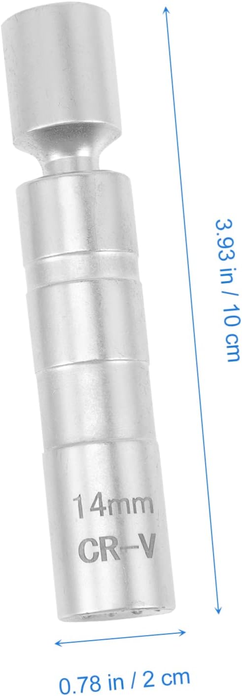 1pair Spark Plug Socket Swivel Spark Plug Removal Tool for Easy Engine Maintenance Corrosion-Resistant Comfortable Grip Automotive Accessory