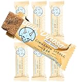 Blue Dinosaur All Natural Snack Bars - Only 5 REAL Ingredients | Paleo, Vegan, Keto, Gluten Free Bars | Non-GMO High Protein Bars, Original Australian Granola Bars | Cinnamon, 12 Pk