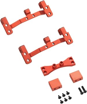 RC Parts Compatible with MN D90 for MN-90 for MN99S for MN99 RC Car Parts Metal Pull Rod Base for Seat with Axle Upper Servo Bracket Mount