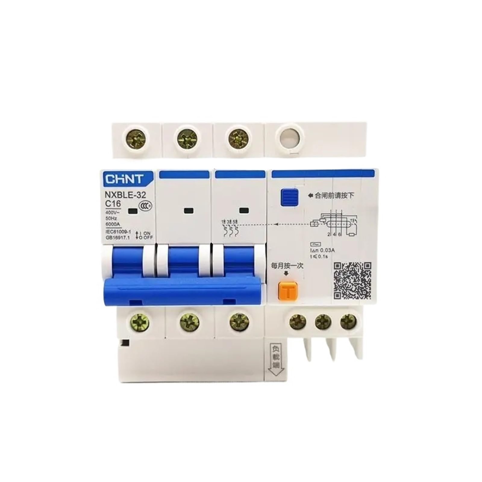 Disjoncteur différentiel NXBLE-32 3P pour sécuriser les ateliers et habitations
