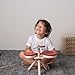 PlanToys® Musical Band Wooden Montessori Drum, Cymbal and Guiro Set | Early Sensory Exploration, Coordination and Creative Expression | Eco Friendly Music Toy for Meaningful Play