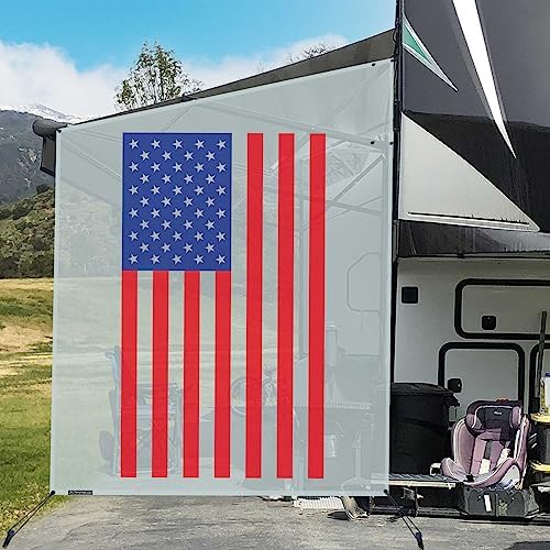 Amazon.com: Tentproinc RV Awning Side Shade Screen 9' X 7' - (American ...