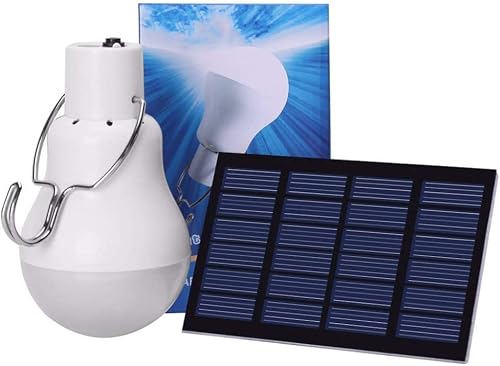 Portable Solar Bulb 15W 130Lm Led Bulb Usb Rechargeable Solar Panel Light For Outdoor Tent Fishing Camping Chicken Coop Lighting #TOP3