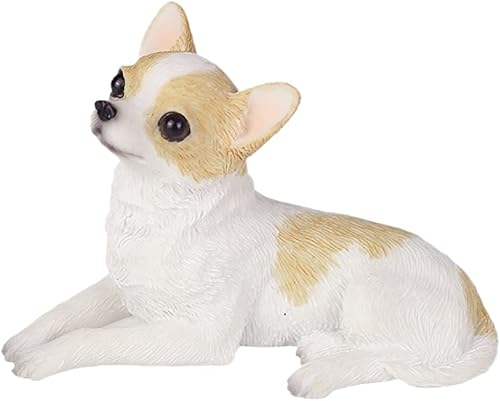 Miniatura 4 de TALKLEK 1 Pieza Figurilla de Chihuahua de Resina Mini de 2 pulgadas Regalos, Mini Regalos Conmemorativos para Perros, Figurillas de Perro,