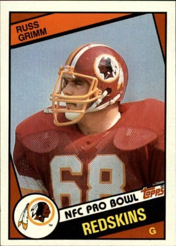 1984 Topps Football Rookie Card #381 Russ Grimm