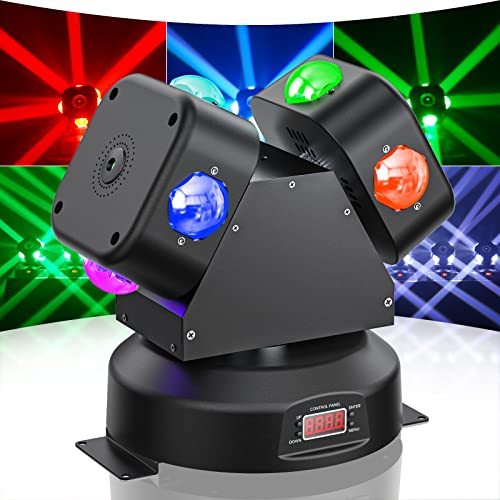 HOLDLAMP Infinity Rotation Double Moving Head Light with DMX Cont...