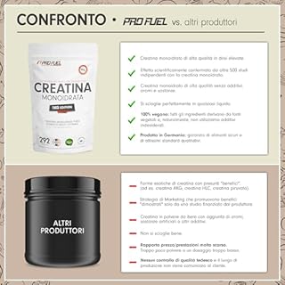 Creatina monoidrata polvere 1kg / 1000g micronizzata ad alto dosaggio, pura senza additivi, 100% vegana