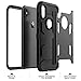iPhone X Case, iPhone Xs Case, WeLoveCase [Super Armor Series] Heavy Duty Hybrid Shockproof Military-Grade Rugged Protective Case Non-Slip Grip Protection Cover for iPhone X, iPhone Xs - Black