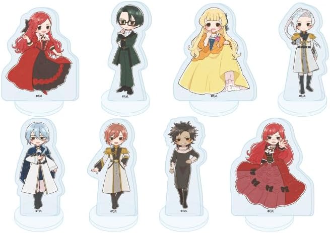 The tragedic, The Strongest Outside Road, Queen Lasbos Works for The People. 01 [Graphart Illustration] Acrylic Petite Stand, Complete Set, Box of 8