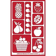 Armour Products Glass Etching Stencil, brown