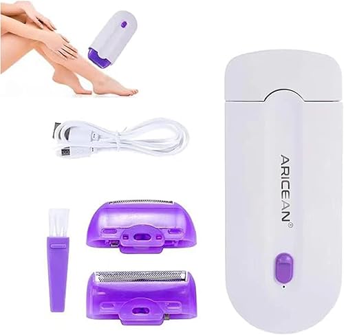 Borrador de pelo suave y sedoso, herramienta de depilación sin dolor, depiladora recargable, removedor de pelo suave al tacto, aplicable a cualquier