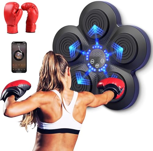 GAGAFEEL Music Boxing Machine,LED Bluetooth Musik Boxmaschine mit...