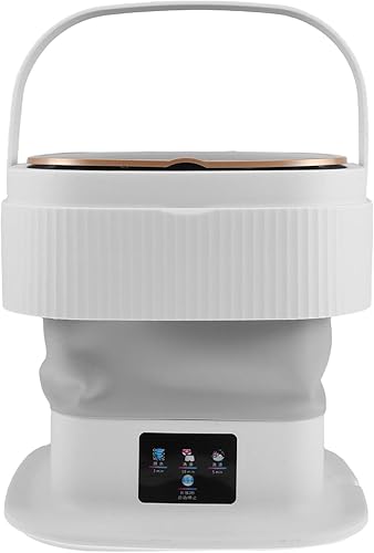 BESPORTBLE Mini lavadora portátil con modos de limpieza para ropa, ropa interior, calcetines, funcionamiento silencioso, lavado y centrifugado para