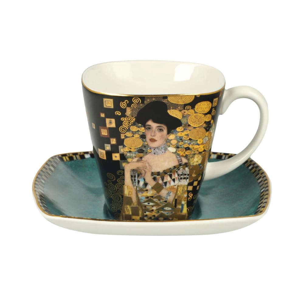 BOX 2 TAZZINE CAFFE' PORCELLANA BLU E BIANCO - Dadea