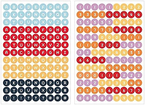 Amazon Co Jp 英語 アルファベット 数字 記号 シール 全８種類 直径９ｍｍ 丸 色別 2シートラベルシール 特殊ラベル ステッカー ナンバリングシール 分類 カラーラベル 英字 月光港湾系列 Sztz 02 004 2 浪漫金桔 文房具 オフィス用品