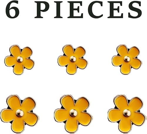 Miniatura 29 de Clips para salidas de aire - 6 piezas de decoración de margaritas para automóvil para salidas de aire y aire acondicionado - Accesorios de Púrpura,