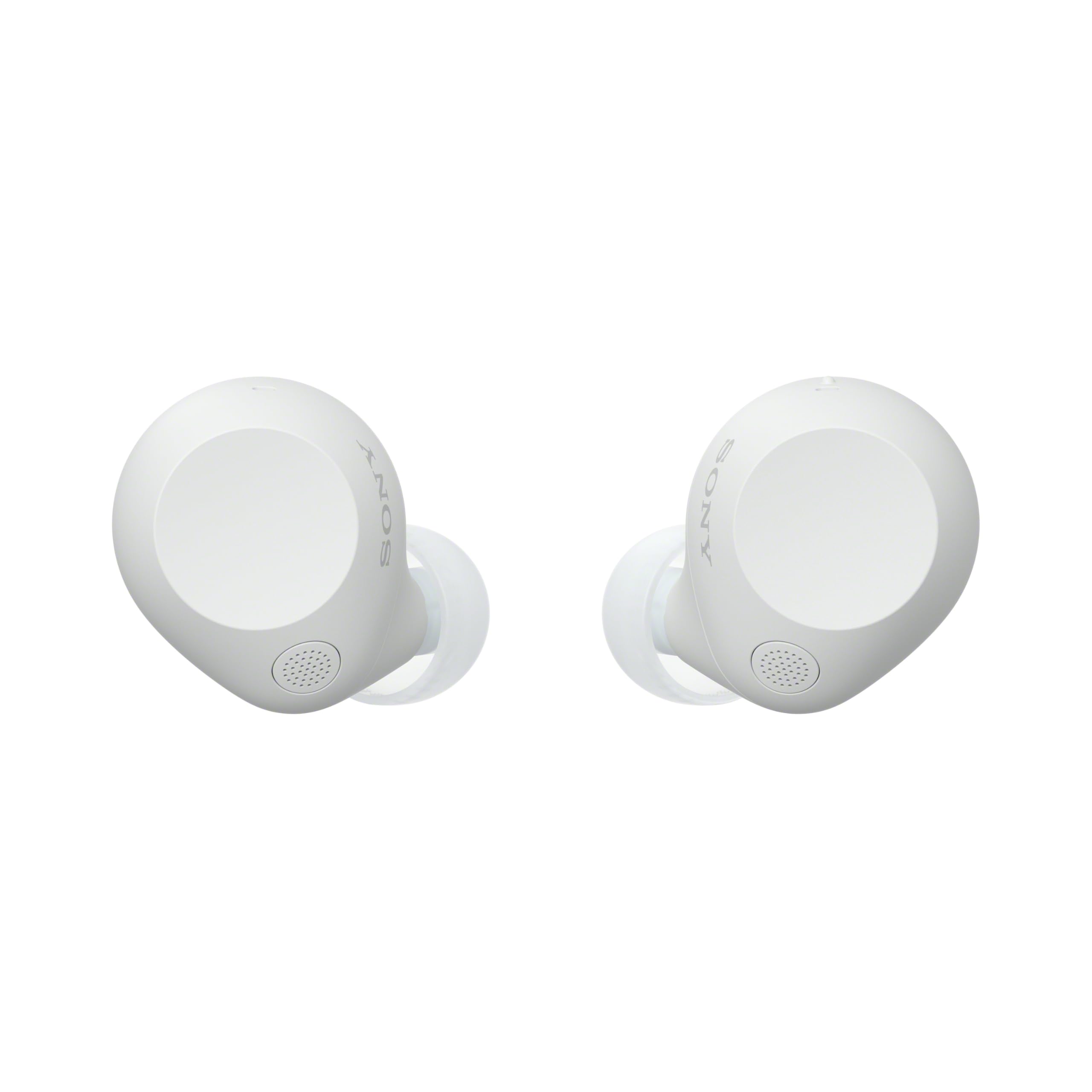 Sony WF-C710N Auriculares True Wireless con cancelación de Ruido Avanzada, Calidad de Llamadas con IA, Multipunto, IPX4, Batería hasta 40 Horas, iOS y Android, Blanco (Último Modelo)