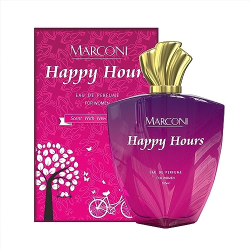Image of Marconi Happy Hours Casual Eau De French Perfume For Women - 100 ml
