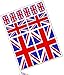 Biomar Labs 10 x PVC Autocollant Voiture Auto Moto Drapeau National UK Royaume-Uni Anglais Union Jack Flag D 24
