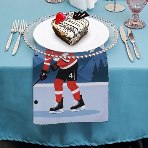 Servilletas de Tela Ice Hockey Player 6 PCS miniatura 4