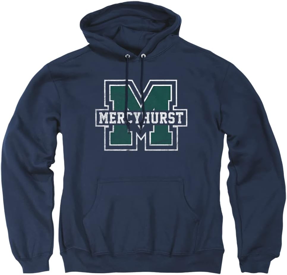 LOGOVISION Official Collegiate Distressed Primary Logo Adult Pullover Hoodie Collection