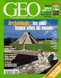  Géo n°254, avril 2000 -Archéologie: ls plus beaux sites du monde