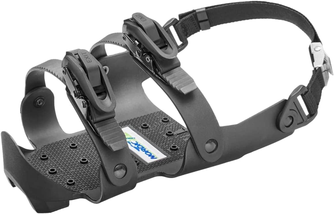 Shoe Harness for Cross-Country Skiing Converts Hiking Boots and Winter Boots to XC Ski Boots