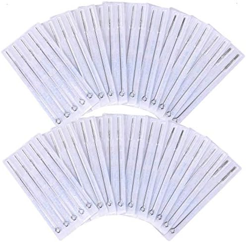 Pirate Face Tattoo PFT 100 pcs Assorted Tattoo Needles - Round Liner, Round Shader, Magnum Needle - 100pk by Pirate Face Tattoo