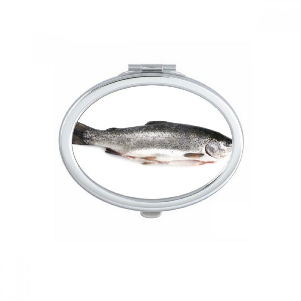 Miroir compact ocean poisson gris idéal en voyage