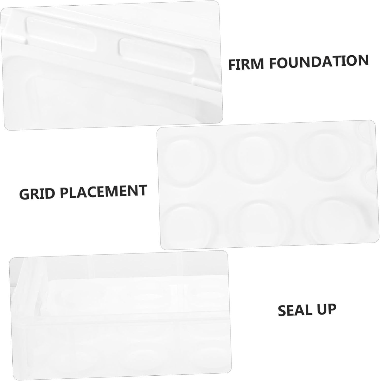 Ciieeo Plastic Cake Carrier Box Cake Transport Case Cupcake Boxes for Storage Reusable Dessert Packaging