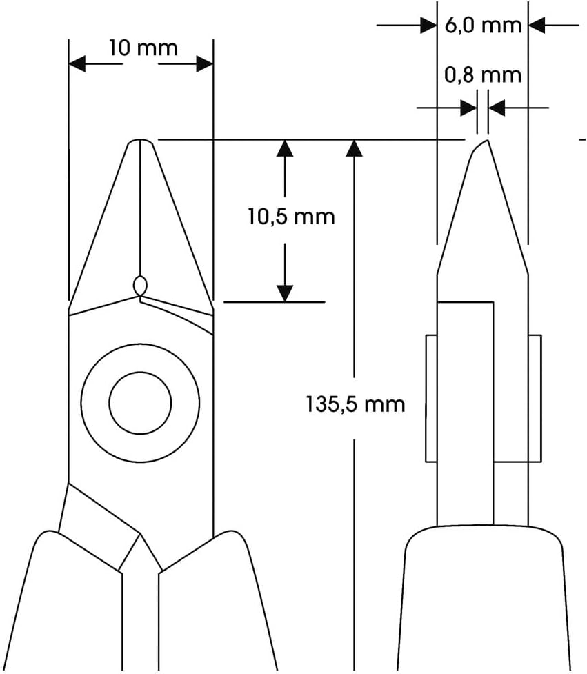 Lindström-Alicates Corte Diagonal RX 8145