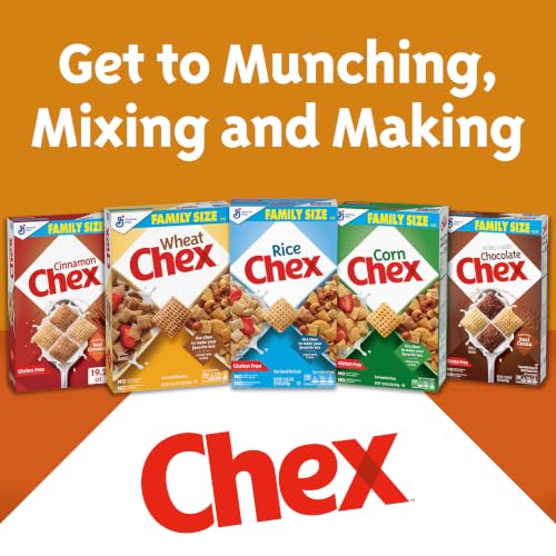 Honey Nut Chex Cereal, Gluten Free,Family Size, 19.6 oz