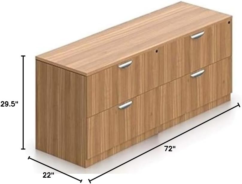 SL7122TOP-SL3622LF Lateral File Credenza, 72" w x 22" d x 29 1/2" h - Artisan Grey