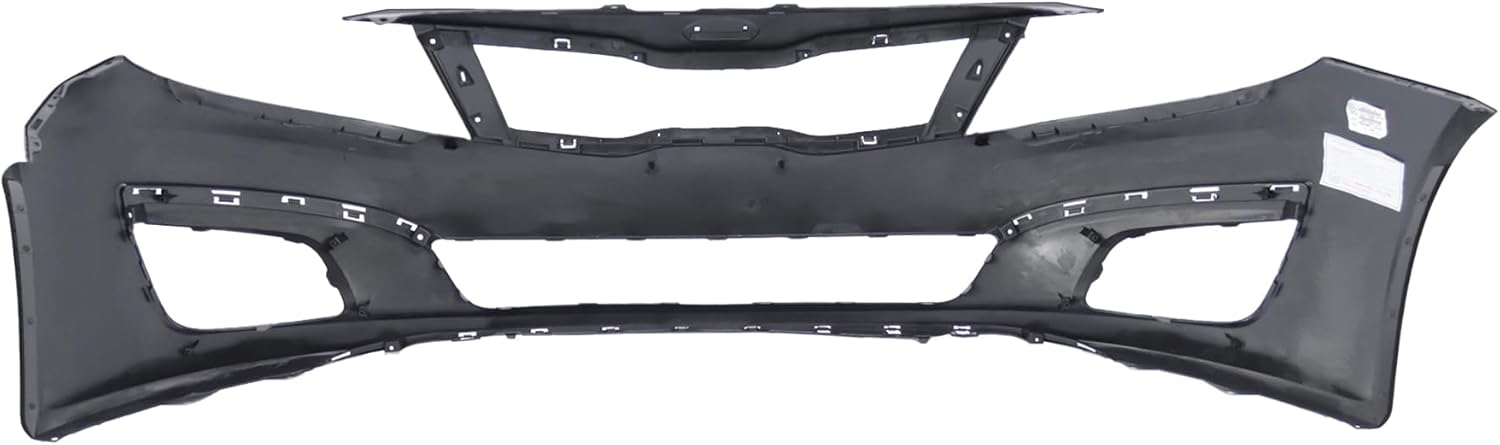 FitParts Compatible with Front Bumper Cover Fascia 2014-2015 Kia Optima EX LX SXL SX Turbo. New Primed Without Sensor Holes, With Fog Light Holes. KI1000168 865114C500