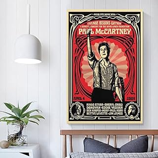 Paul McCartney - Poster tendance - Décoration murale - Pour salon, chambre à coucher - 20 x 30 cm – Image 5