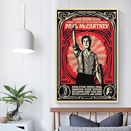 Paul McCartney – Poster tendance – Décoration murale – Pour salon, chambre à coucher – 20 x 30 cm - Les Beatles, Paul McCartney, John Lennon, RIngo Starr, George Harrison Paul McCartney - Poster tendance - Décoration murale - Pour salon, chambre à coucher - 20 x 30 cm – Image 6